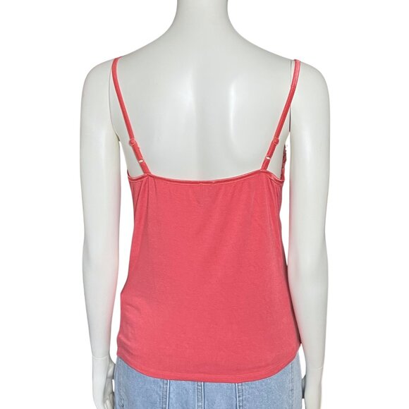 Vintage Y2K Coral Sequin Beaded Cami Going Out Top Fairycore. Medium/Large. Tank - Picture 4 of 11
